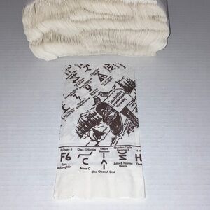 Cowbells Laramie County Wyoming Paper Napkin Bundle Printed Cattle Brands Names
